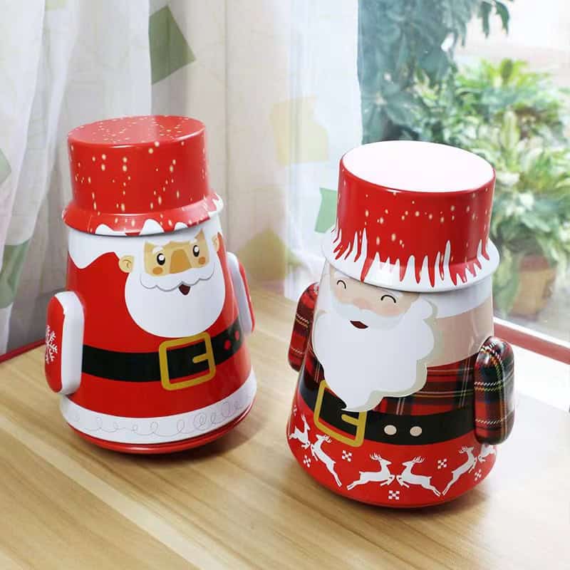 Christmas tin box