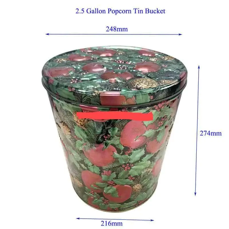 Custom Popcorn Tins